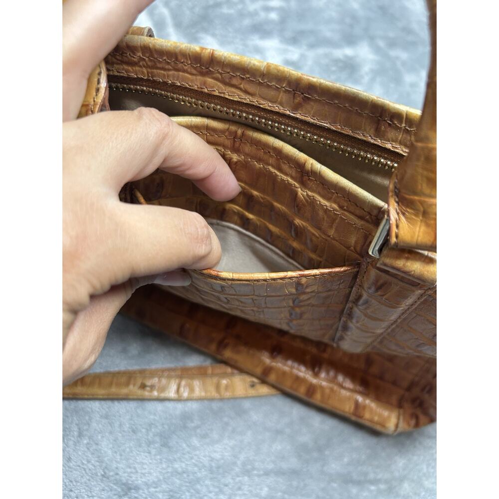 Brahmin Mini Arno Whiskey La Scala Shoulder Cross Body Bag - Picture 12 of 16